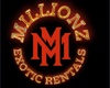 Millionz Exotic Rentals logo
