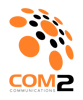 Com2 Communications logo