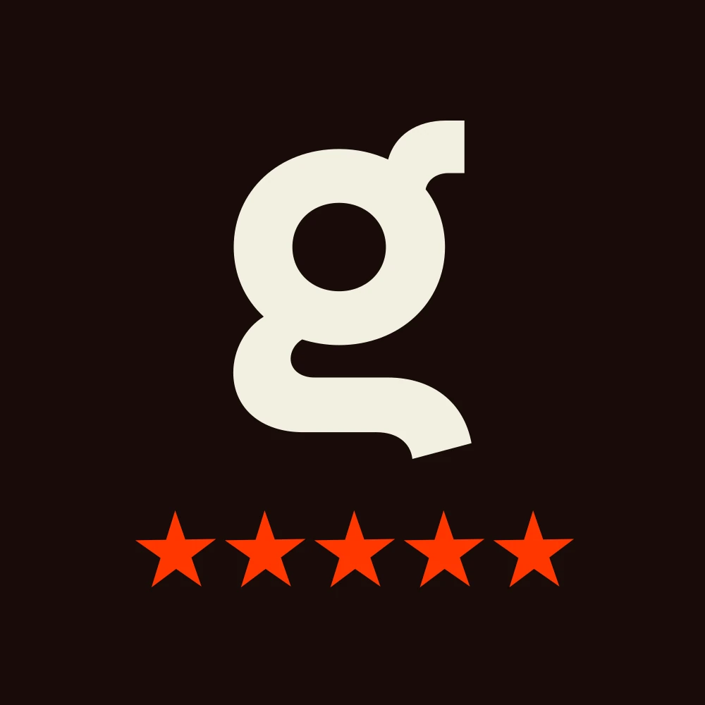 Glued logo
