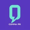 COMMA PR logo