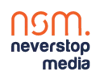 NeverStop Media logo
