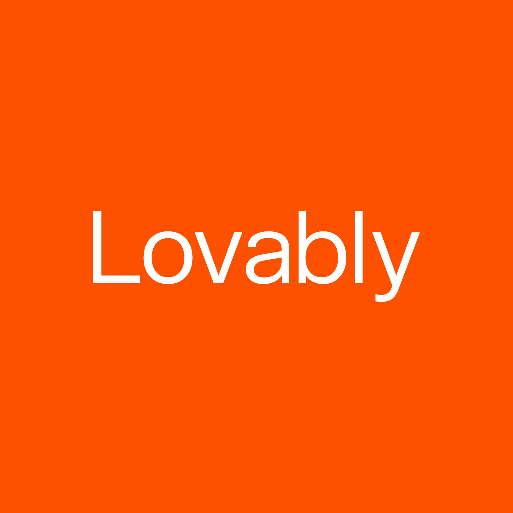 Lovably logo
