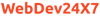 WebDev24x7 logo