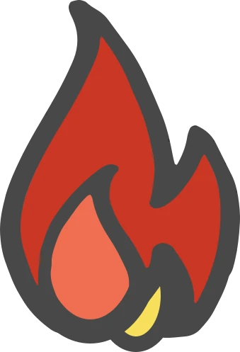 Map and Fire logo