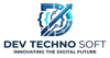 Dev techno soft logo