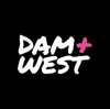 Dam + West logo