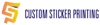 Custom Sticker Print logo