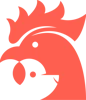 Dog and Rooster logo