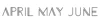 April May June Communications logo