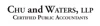 Chu and Waters logo