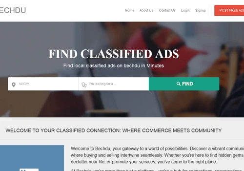 Classfied website