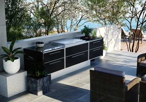 Outdoor Kitchen 3d visualization