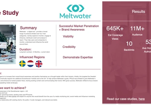 Case Study for Meltwater