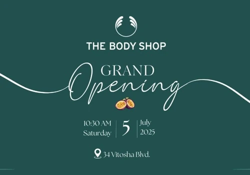 The Body Shop: Grand Opening Event