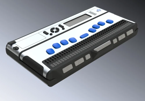 Computer for a blind and visually impaired