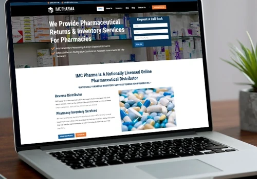 Web Design for Pharmaceutical Distributor