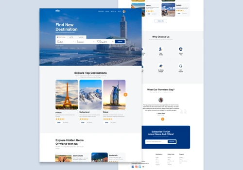 Relax. : Travel planning app