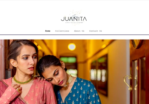 The label ‘Juanita’ considers fashion, A E-commerce website