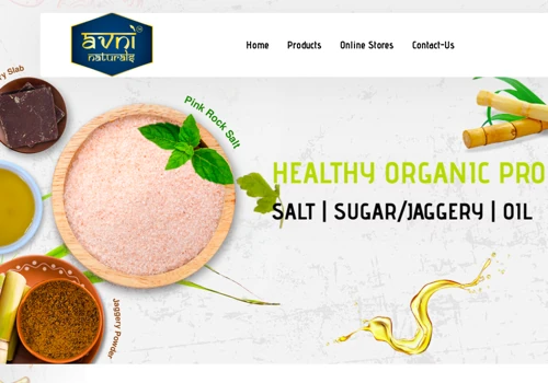 E-commerce website selling and branding products