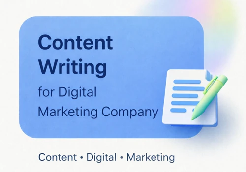 Content Writing for Digital Marketing Company