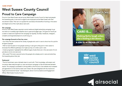 WSCC Proud to Care