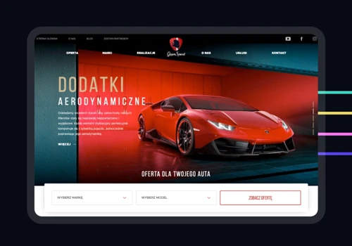 GranSport - custom website and branding