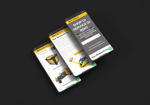 Website development for a company in B2B