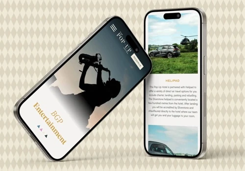 The Pop-Up Hotel Website Redesign