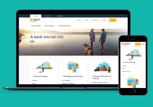 Hodge Bank - WordPress Development