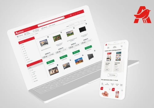 E-commerce development for Auchan
