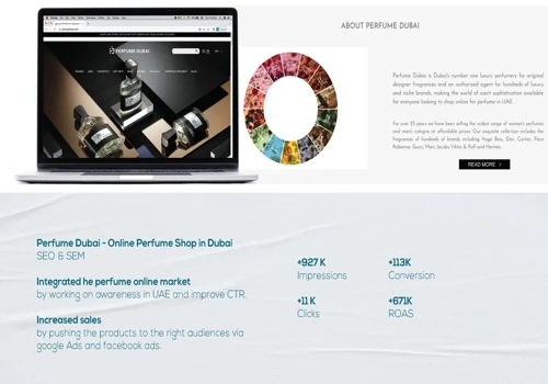 Perfume Dubai - SEO-SEM/PPC
