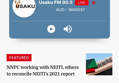 Website Design for Usaku FM