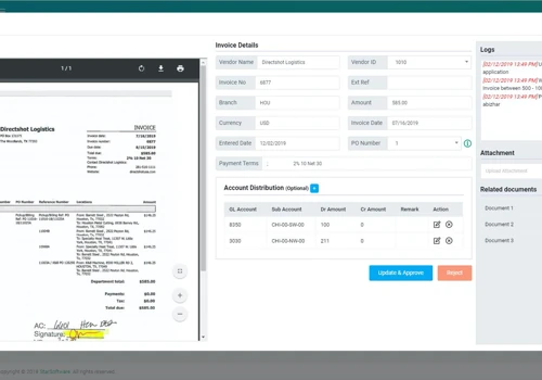 OCR for AP automation, Test Certs, SO, PO, Shp Doc, etc