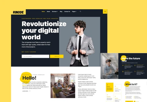 Designed a website in Adobe XD