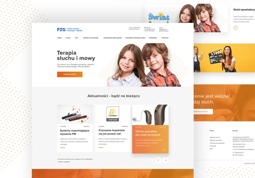 Landing page - hearing for kids