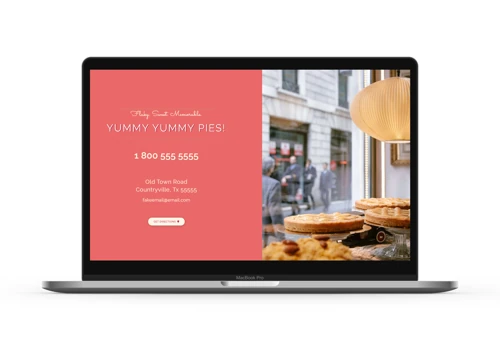 Pie Bakery Website