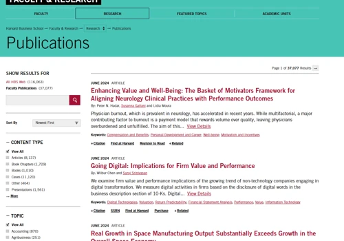 Harvard Business School - Data integration