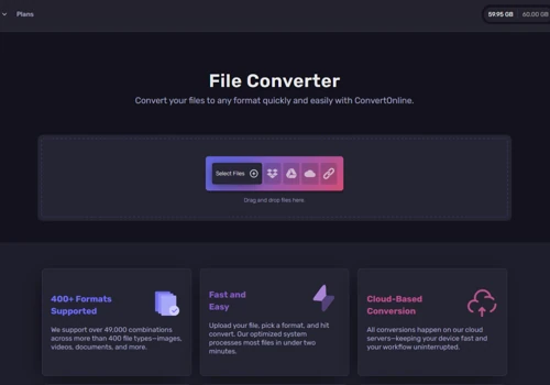 ConvertOnline – File Conversion SaaS Platform