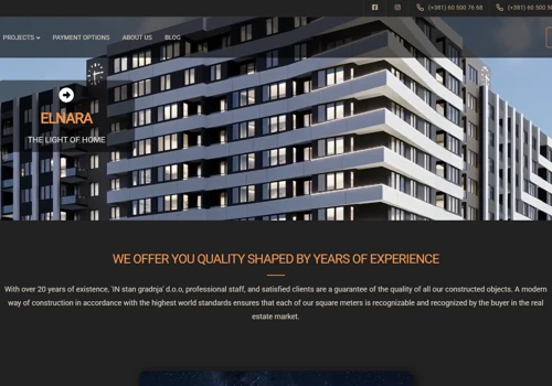 In Stan Gradnja – Interactive Website & Marketing