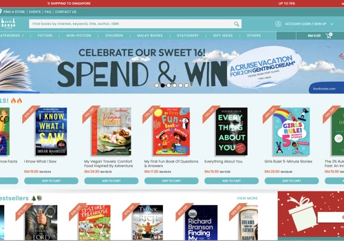 Shopify Plus International Bookstore