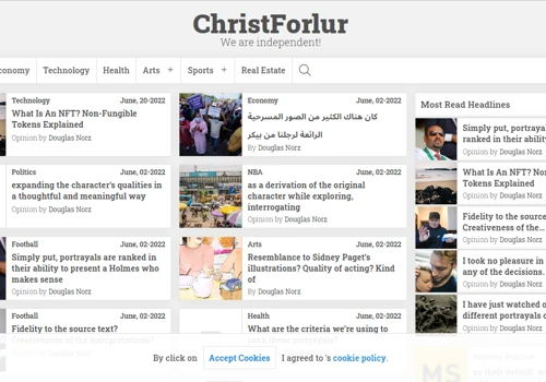 Article Publishing website