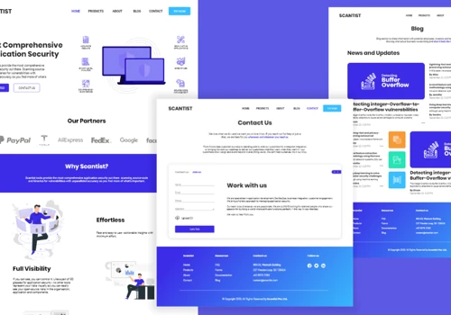Web Development for Scantist Pte. Ltd.