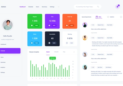 One on One classes scheduling system