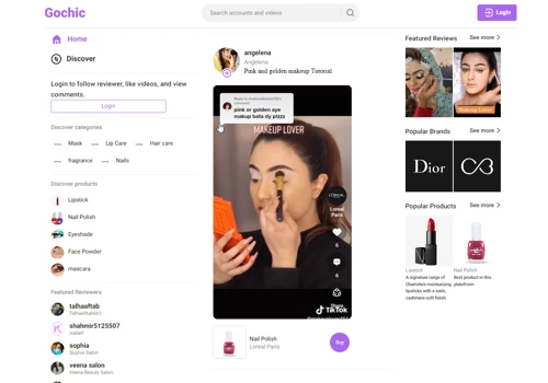 Beauty Commerce Web App