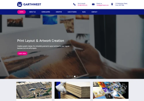 Garthwest UK WordPress Design & Custom Development