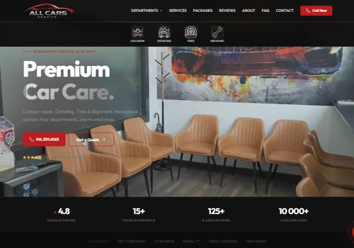 Auto Repair Website That Ranked in 7 Days
