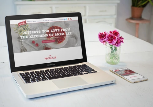 SaraLee Desserts - New brand look, new digital presence