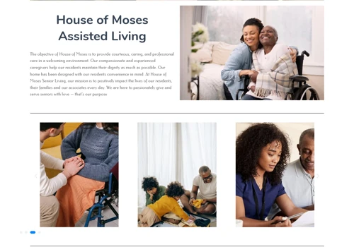 Assisted Living Web Design