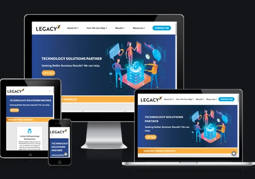 LegacyX Case Study | Modern Website Redesign