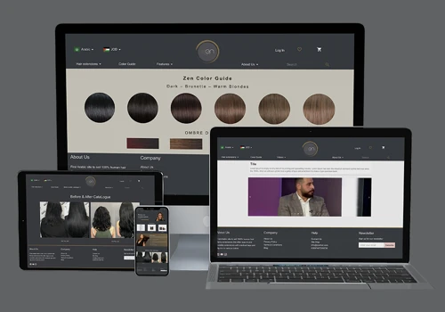 Zen Hair - Ecommerce Store